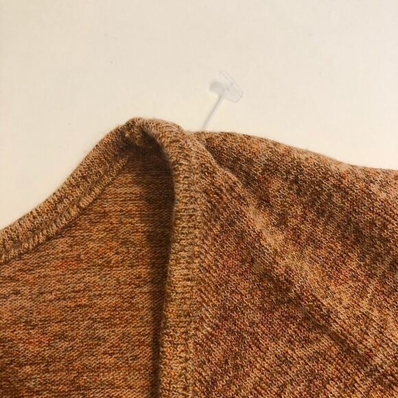 Shein curve cropped burnt orange twist front short sleeve top blouse cheap 1X - Picture 9 of 10